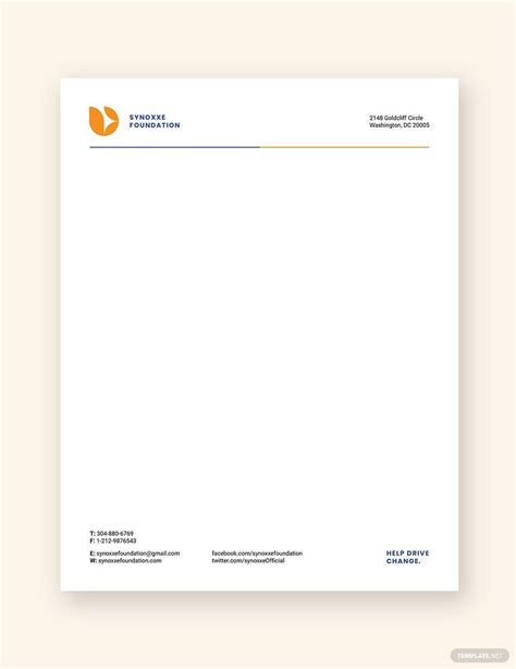 ngo letterhead|Ngo Letterhead Template in Pages, Word, Illustrator, .
